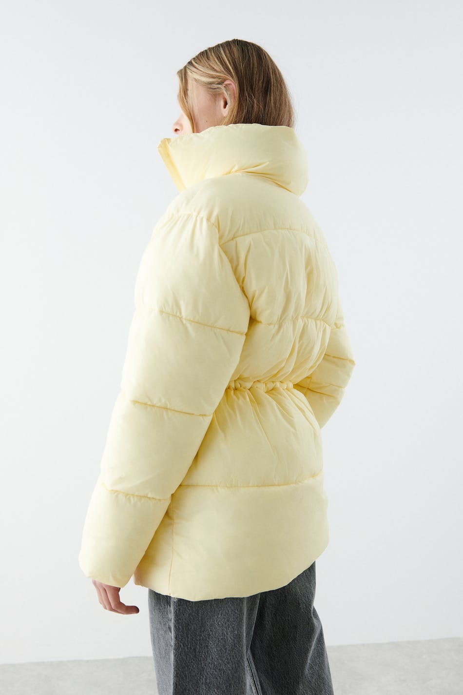 Y shiny puffer jacket