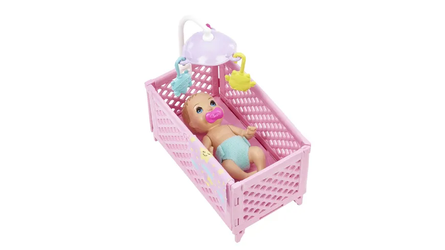 Barbie „Skipper Babysitters Inc.” Skipper Playset - Sleepy Baby Skipper