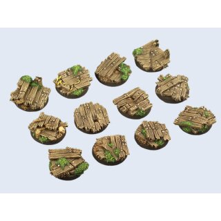 Wood Bases, Round 25mm (5)