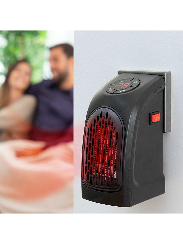InnovaGoods Tragbare Mini-Heizung in Schwarz - (B)8,5 x (H)16 x (T)12,5 cm günstig kaufen onesize