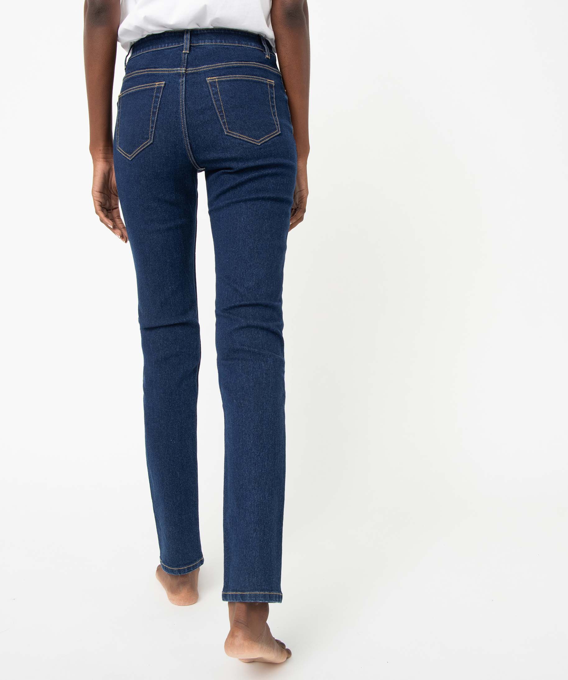 Jean femme coupe Slim taille haute - L30 brut | GEMO