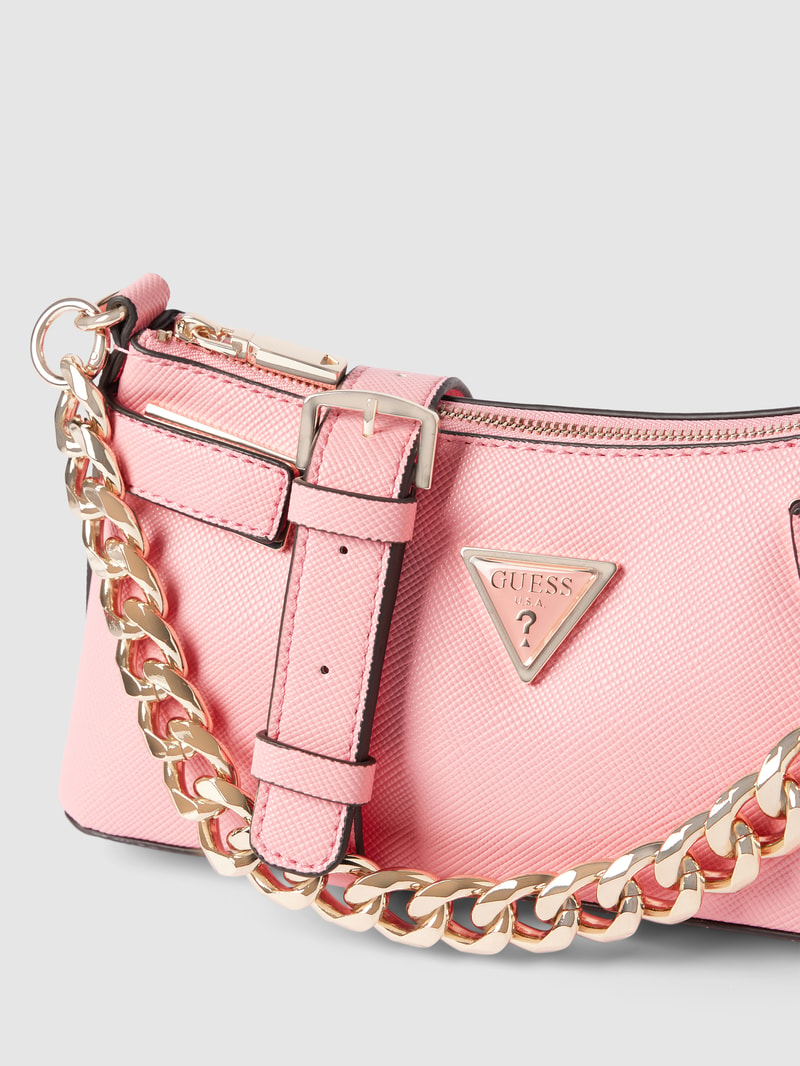 Schultertasche in Gliederketten-Optik Modell 'MATILDE' in pink