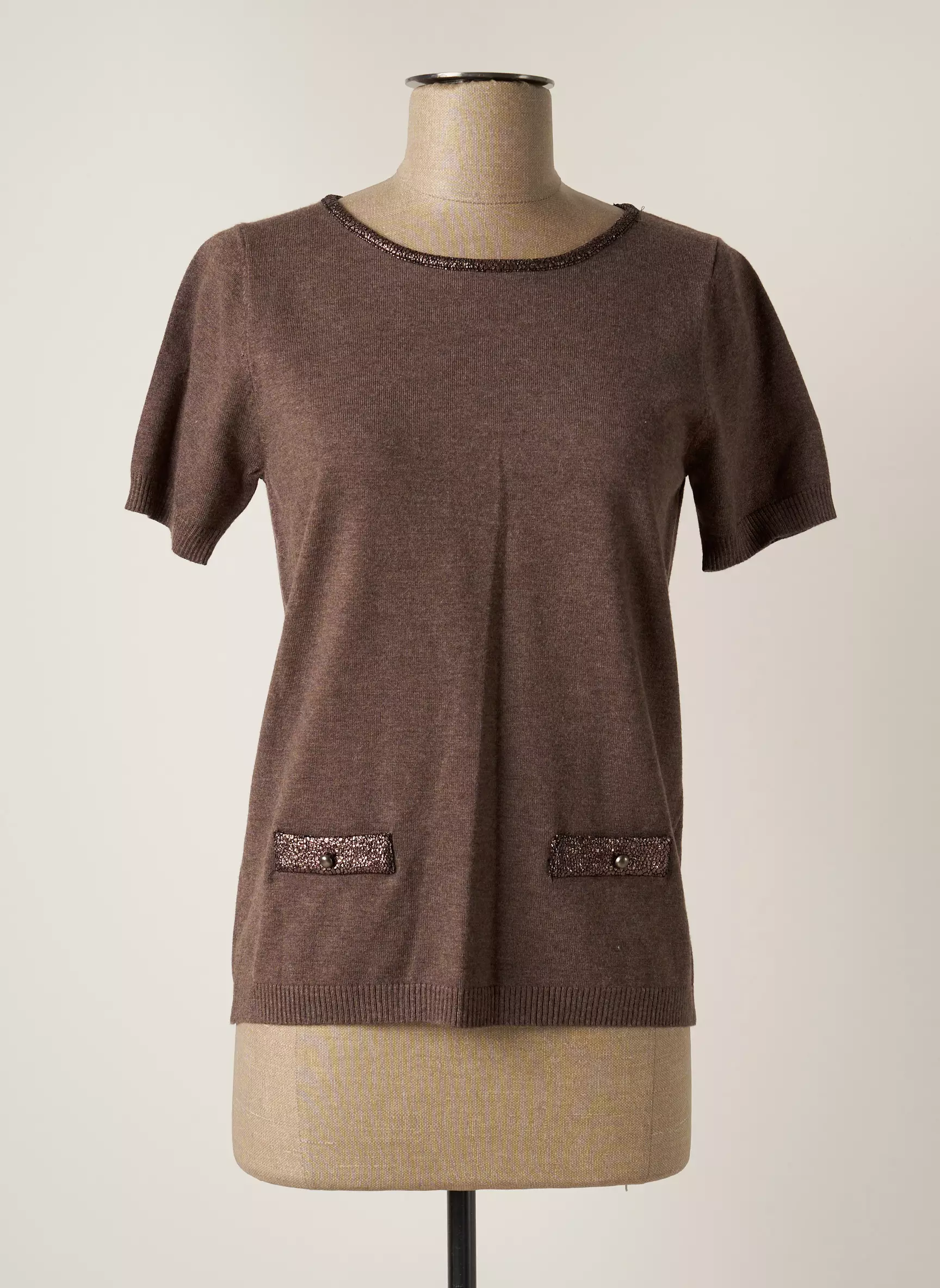 Tripode Pulls Femme couleur marron