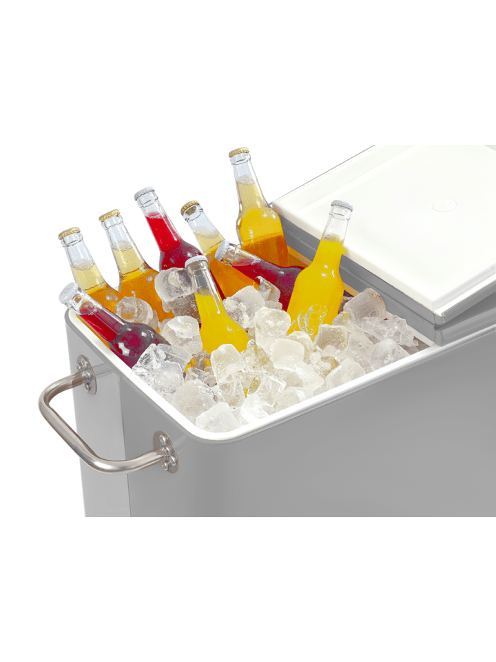Beachtrekker Kailua Cooler - Kühlbox, Kühlwagen, Getränkekühler, Grau günstig kaufen onesize