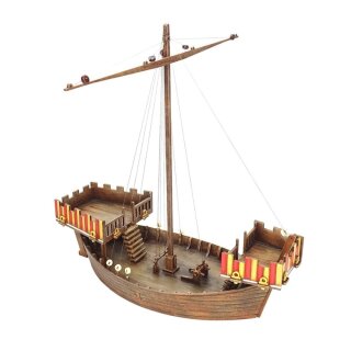 Medieval Cog Sailing Ship