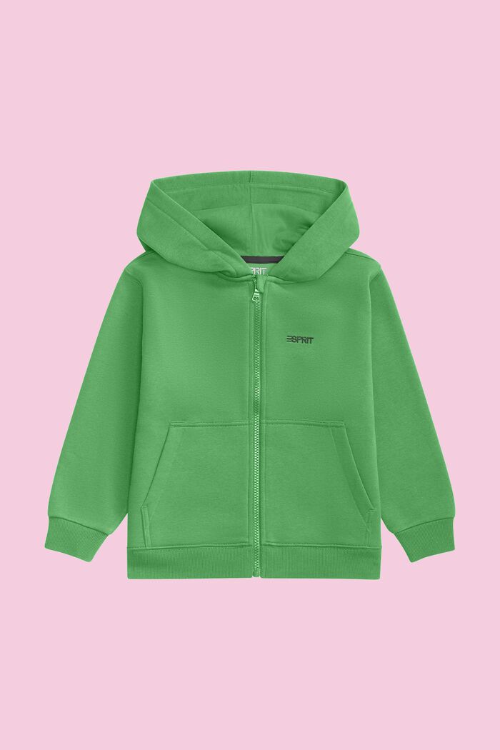 Logo-Kapuzenjacke mit Reißverschluss