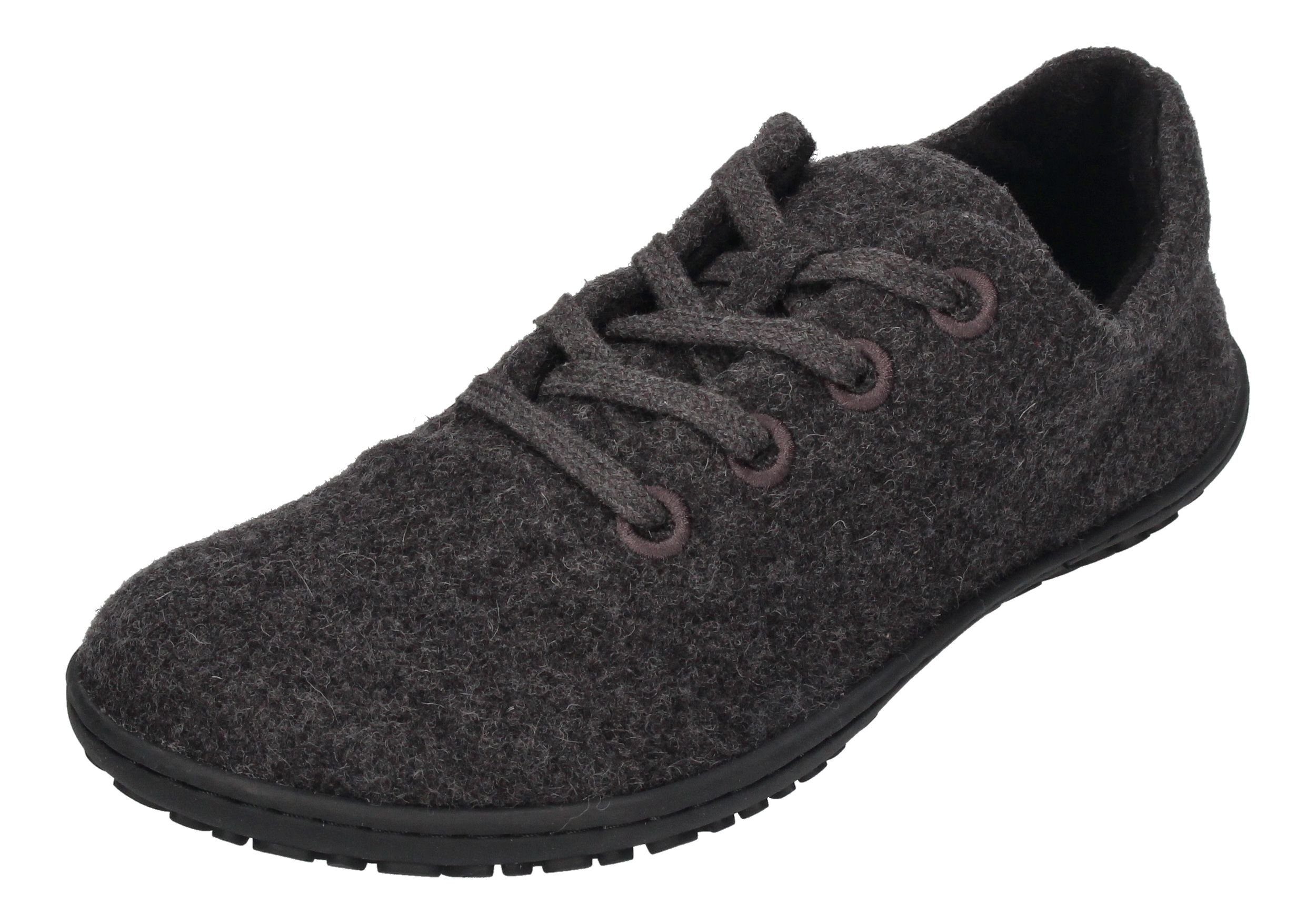 KOEL IAN Merino Sneakers Barfußschuh Dark Grey
