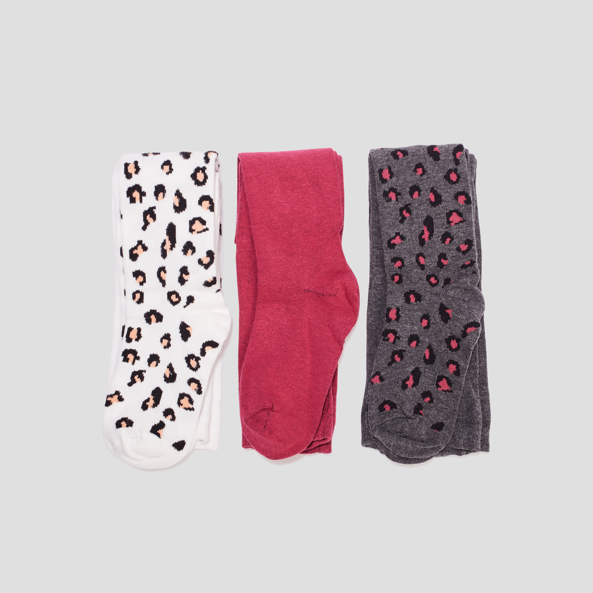 Lot 3 collants opaques multicolore fille | La Halle