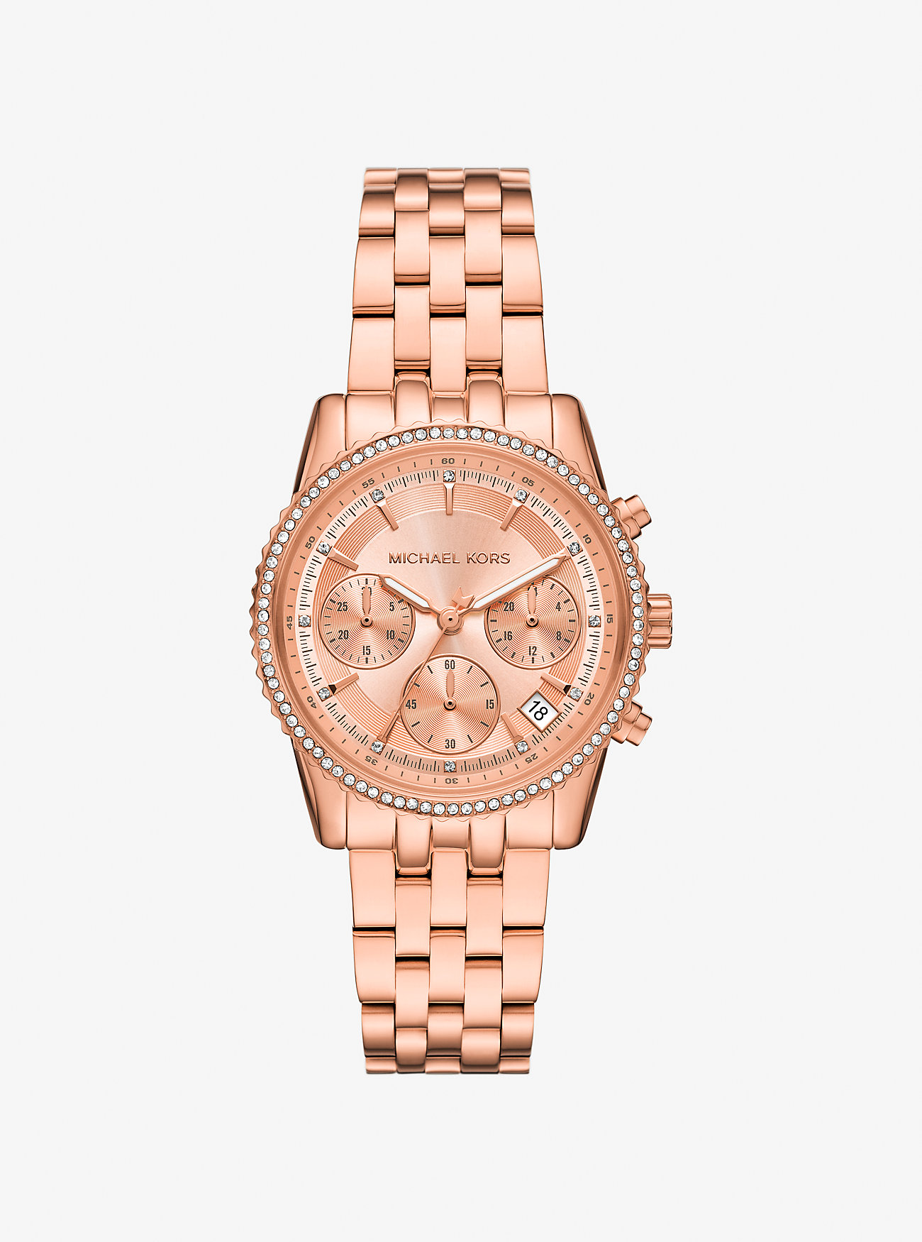 Orologio Mini Bryant Pavé color oro rosa - ORO ROSA