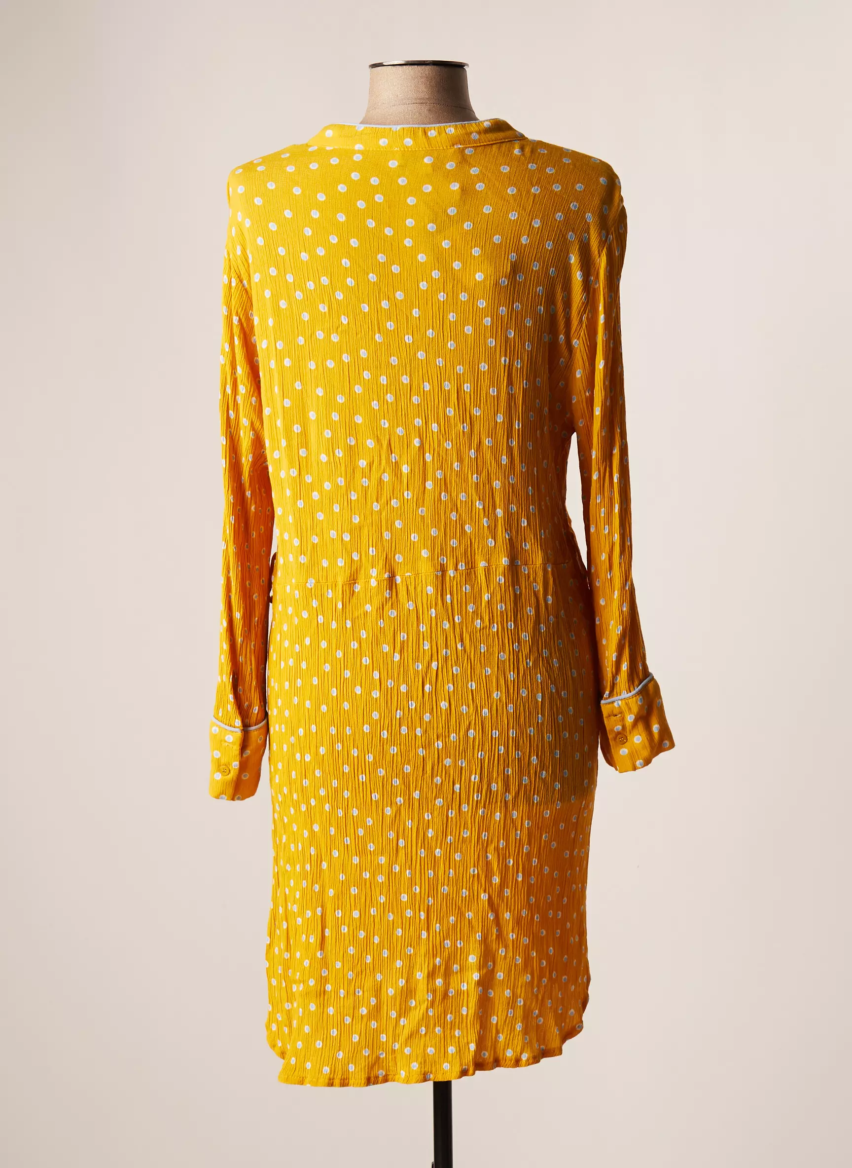 Clouds Of Fashion Robes Mi Longues Femme couleur jaune