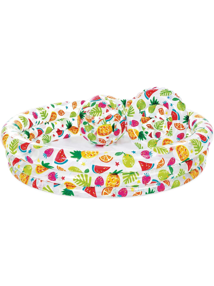 Intex 3er Pool-Set - Planschbecken, Wasserball, Schwimmring in mehrfarbig günstig kaufen onesize