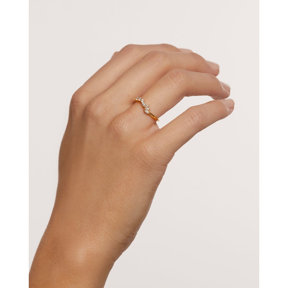 P D Paola Bague pour femme 925 Argent or Bague
