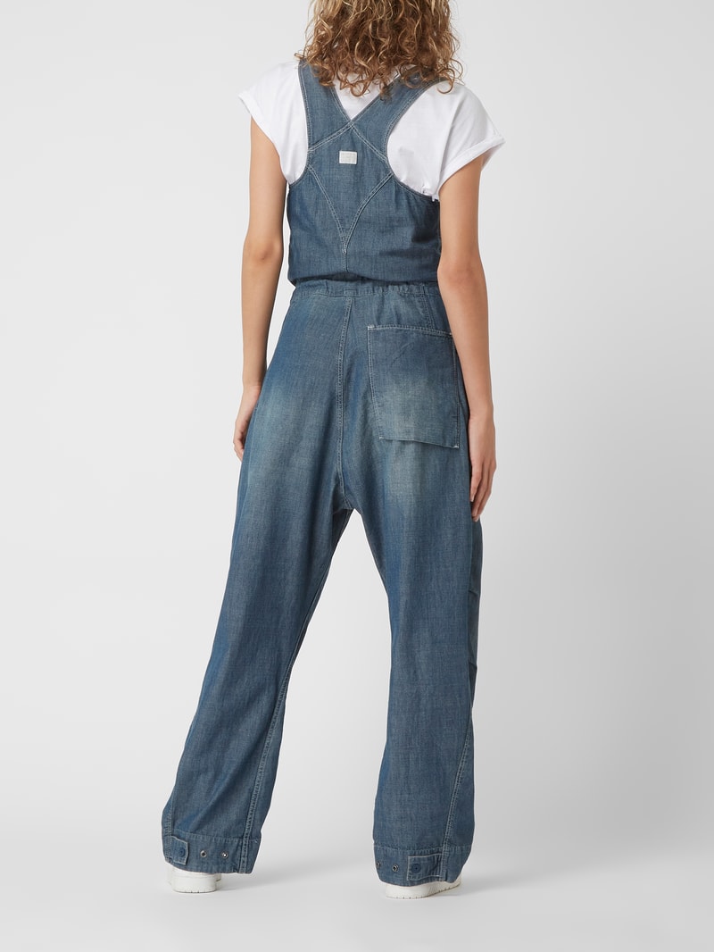 Jumpsuit aus Denim Modell 'Bib' in jeans