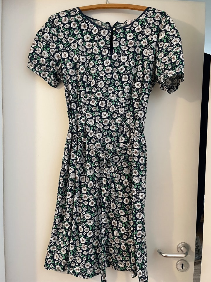 ESPRIT Kleid in Dunkelblau/ Bunt günstig kaufen 42