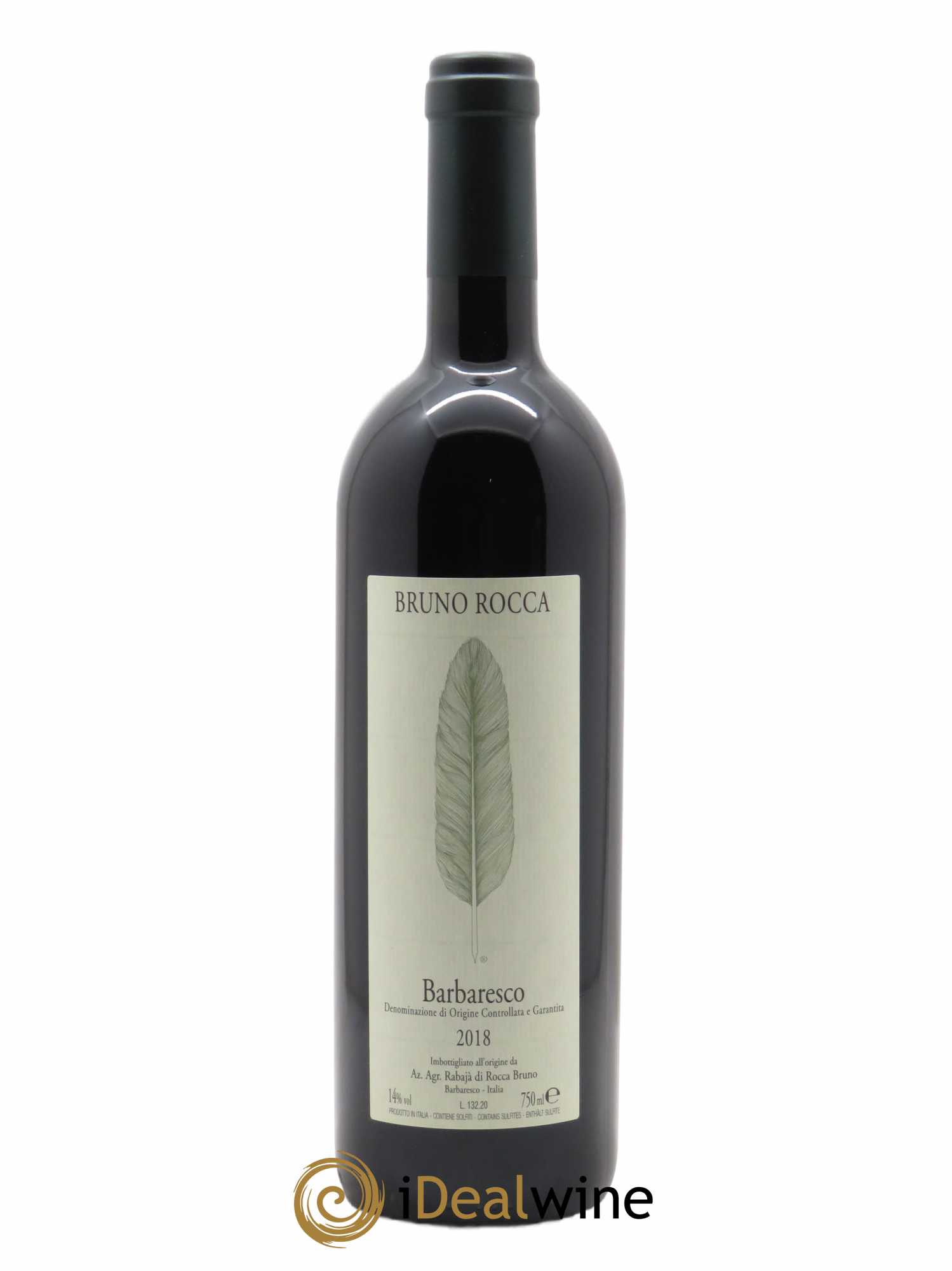 Barbaresco DOCG Bruno Rocca  2018 - Lot de 1 Bouteille