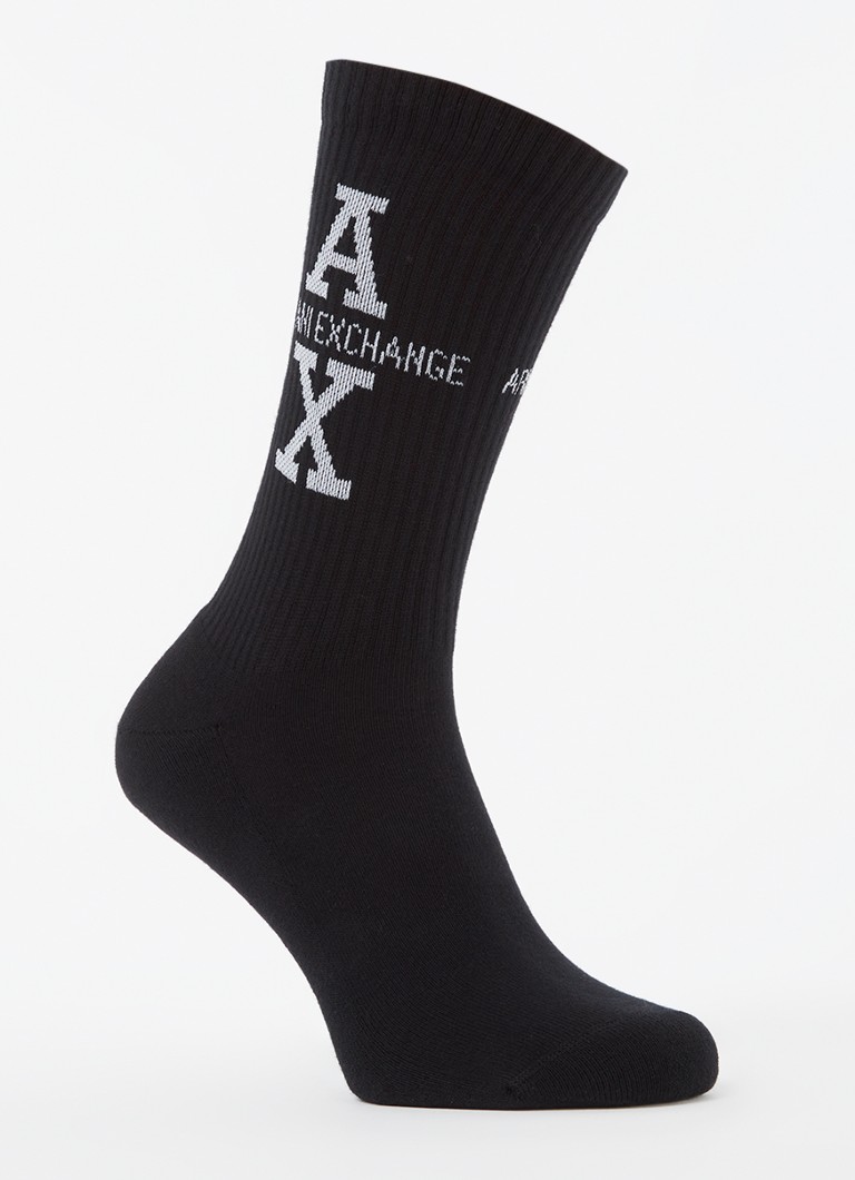 Armani Exchange sporta zeķes ar logotipu