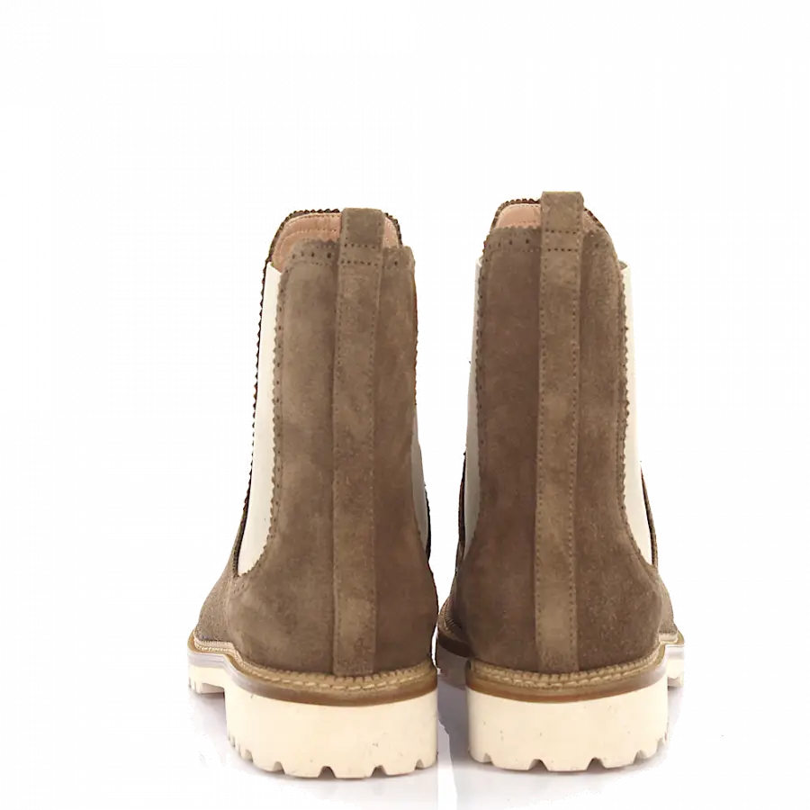Unützer - Chelsea Boots Veloursleder - beige