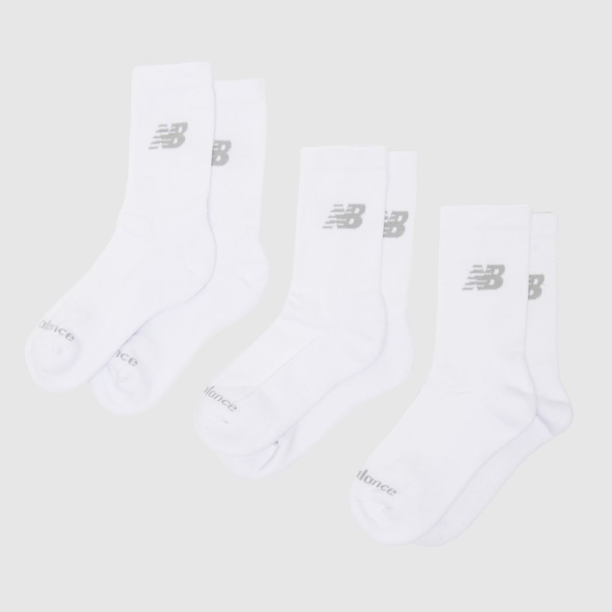 New Balance vita barnprestationsstrumpor 3-pack