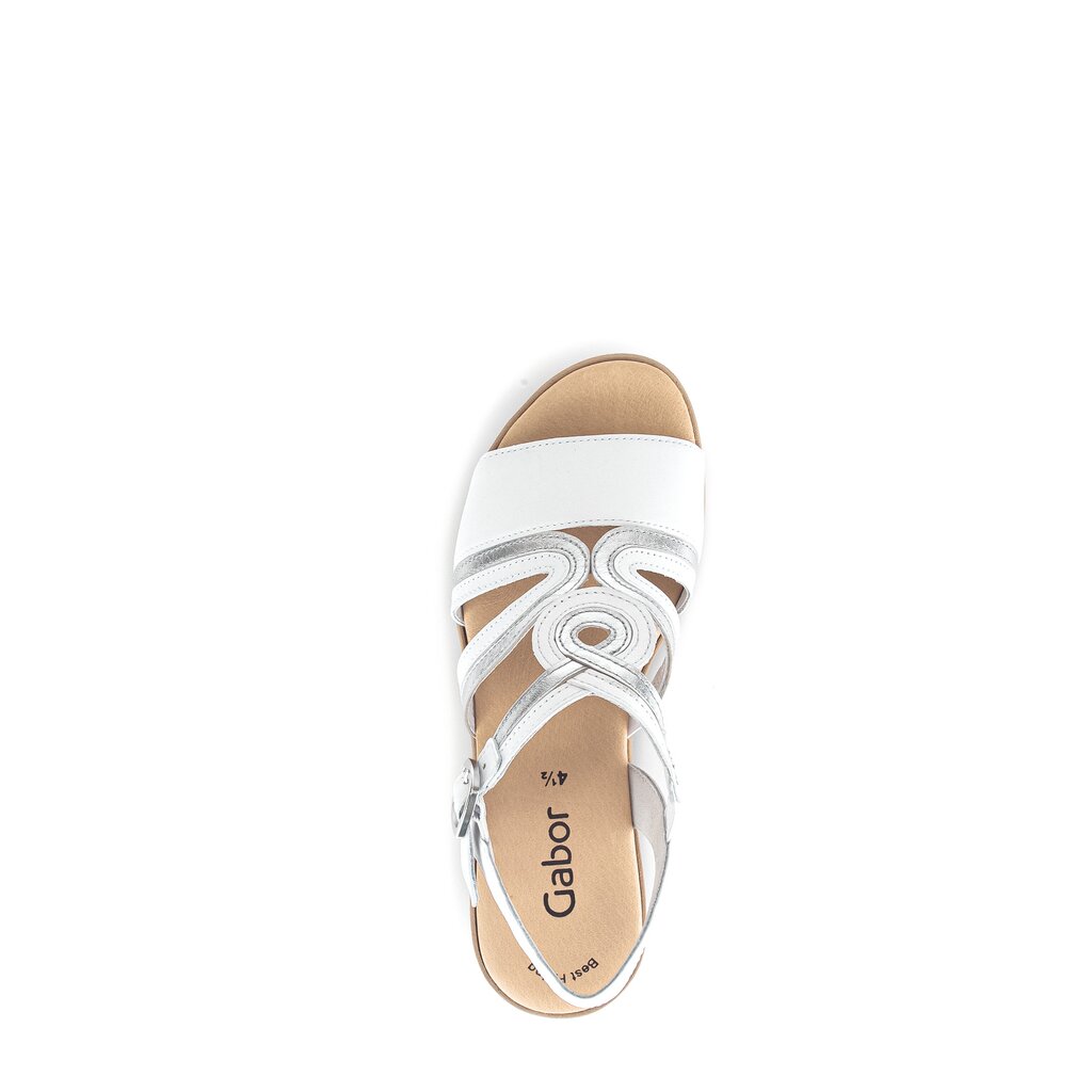 Gabor fashion Keilsandalette weiß