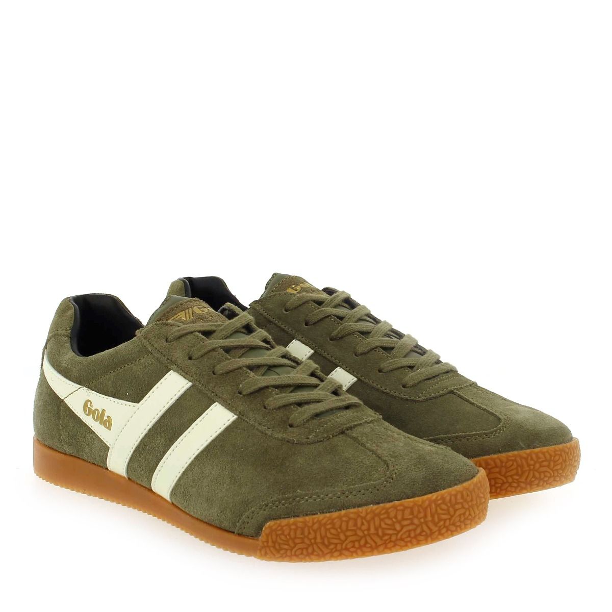 Gola  HARRIER GOLA CMA192 - Kaki Blanc