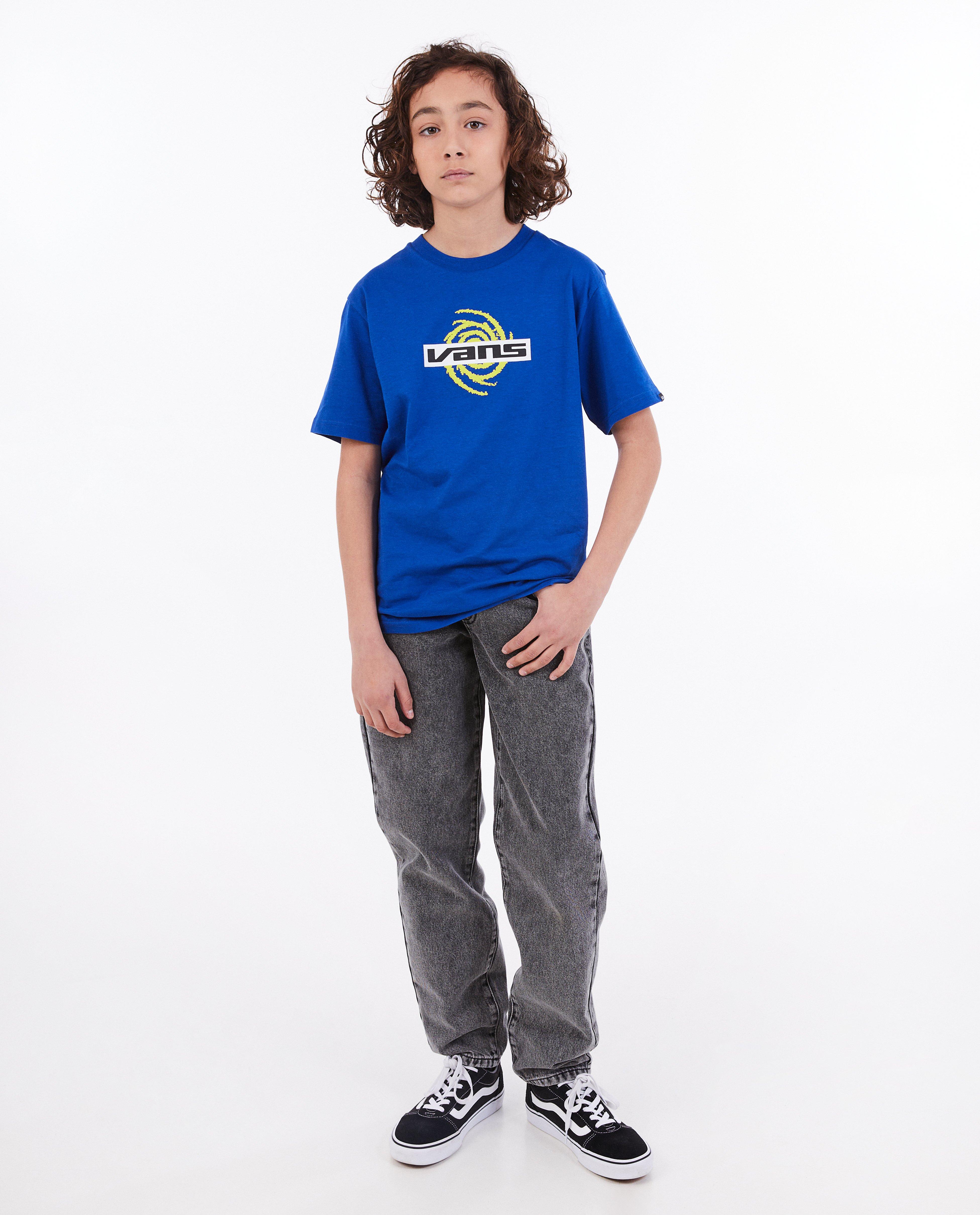Vans póló élénk kék mintával