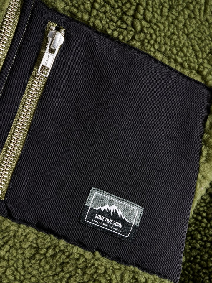 Sometime Soon Sometime Soon Reißverschluss Jacke Stmventure Fleece Kinder in OLIVE BRANCH günstig kaufen 116