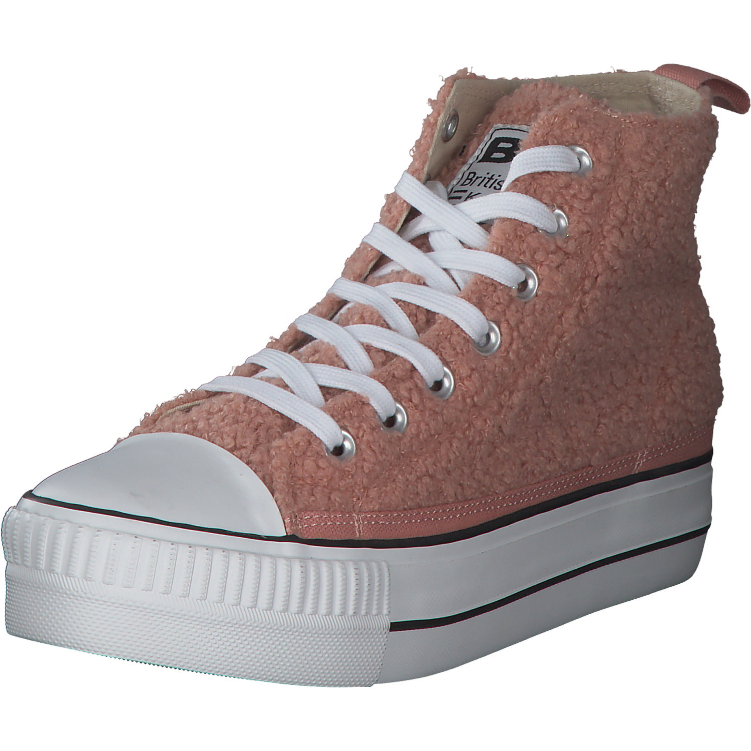 British Knights Kaya Mid B50, Sneakers High, Damen, Altrosa