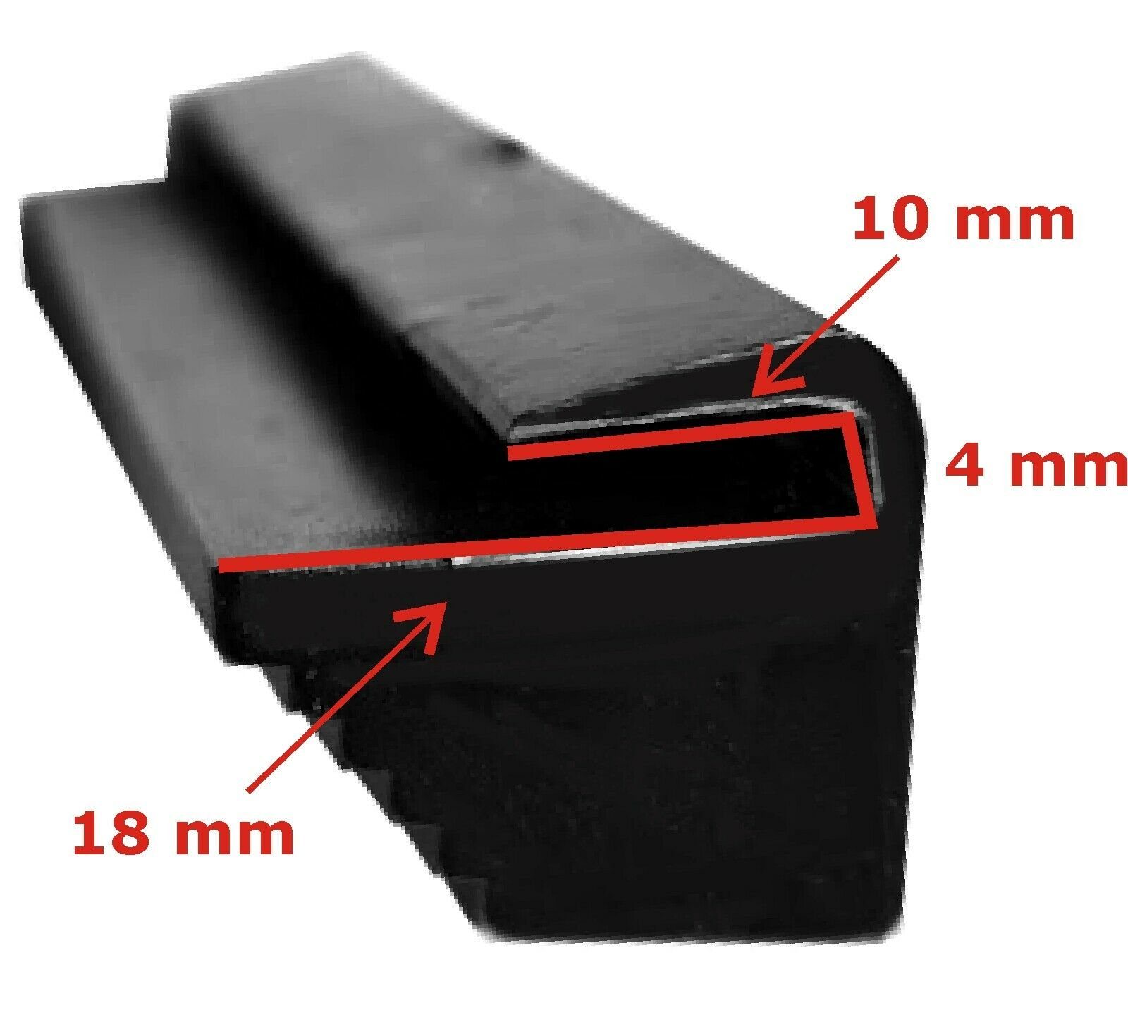 HR Autocomfort Türkantenschoner 4 Stück rot Auto Türschutz Türkantenschutz Kantenschoner Auto-Adapter