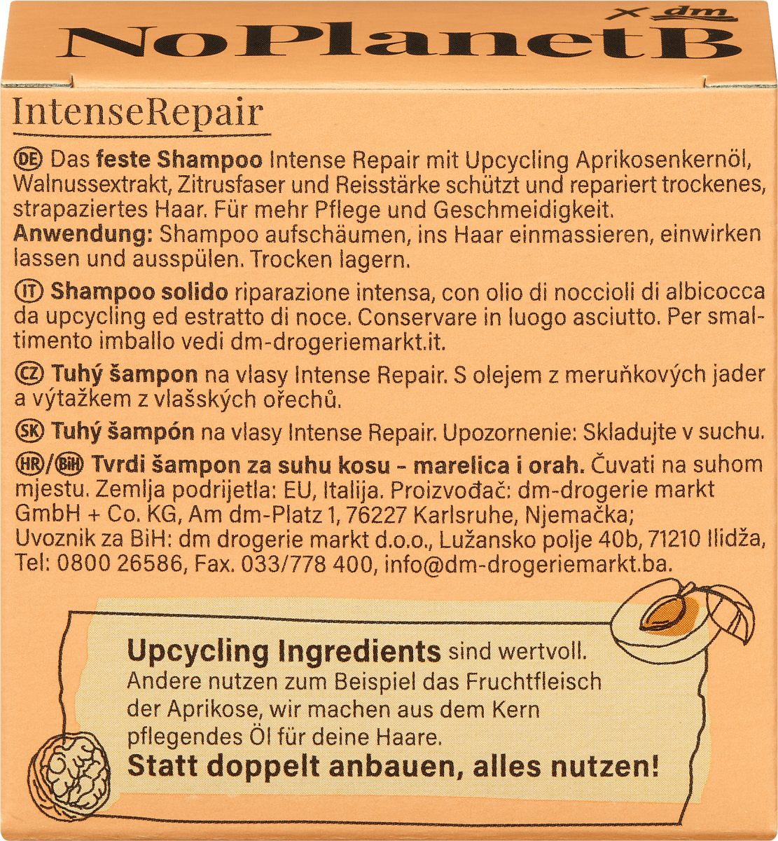 Festes Shampoo Intense Repair, 75 g