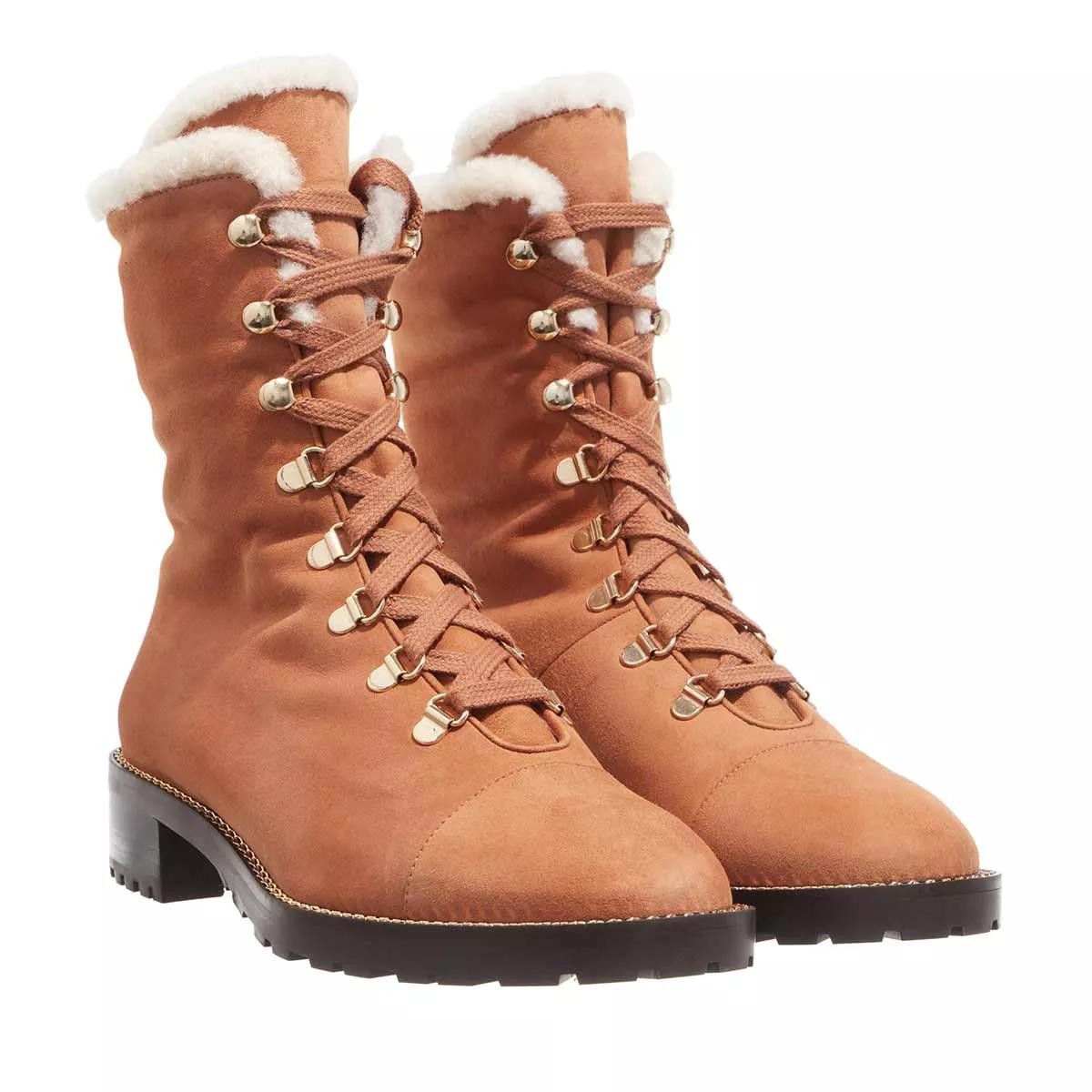 STUART WEITZMAN Stiefeletten braun Schnürstiefel