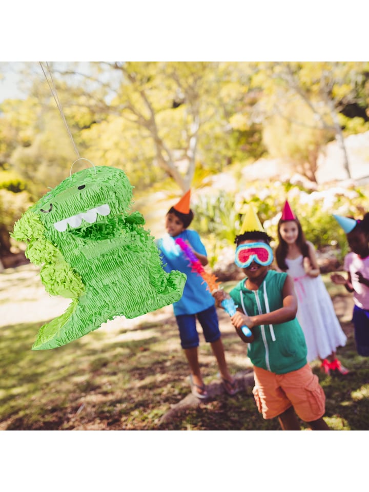 relaxdays Pinata Dino in Grün günstig kaufen onesize