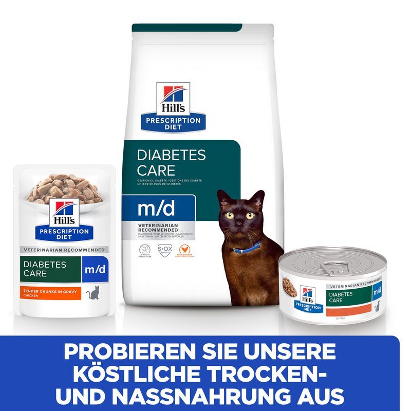 Hill's Nassfutter Hill's Prescription Diet Diabetes Care m/d mit Huhn 12x85g