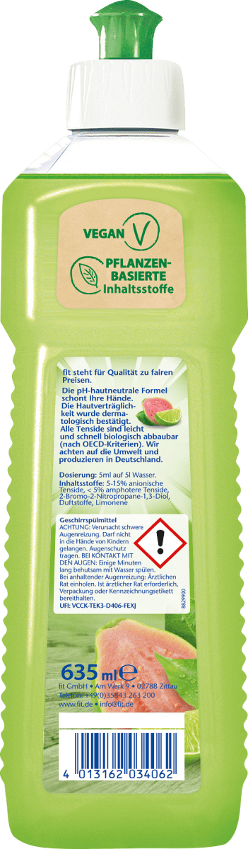 Spülmittel Naturals Guave & Limette, 635 ml