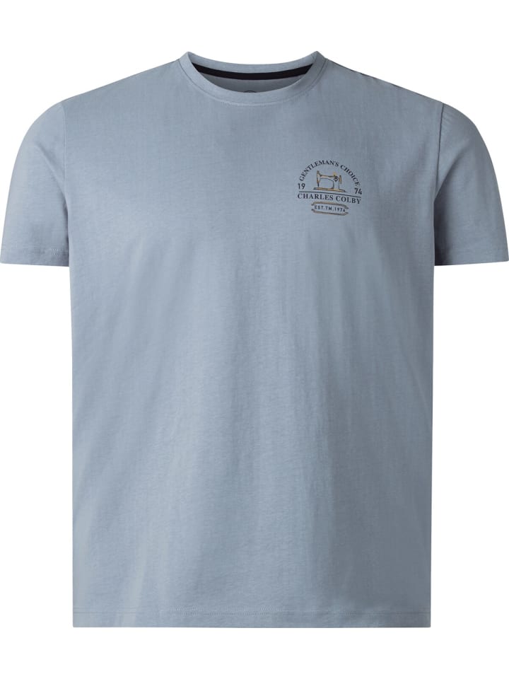 Charles Colby T-Shirt EARL JASPER in hellblau günstig kaufen
