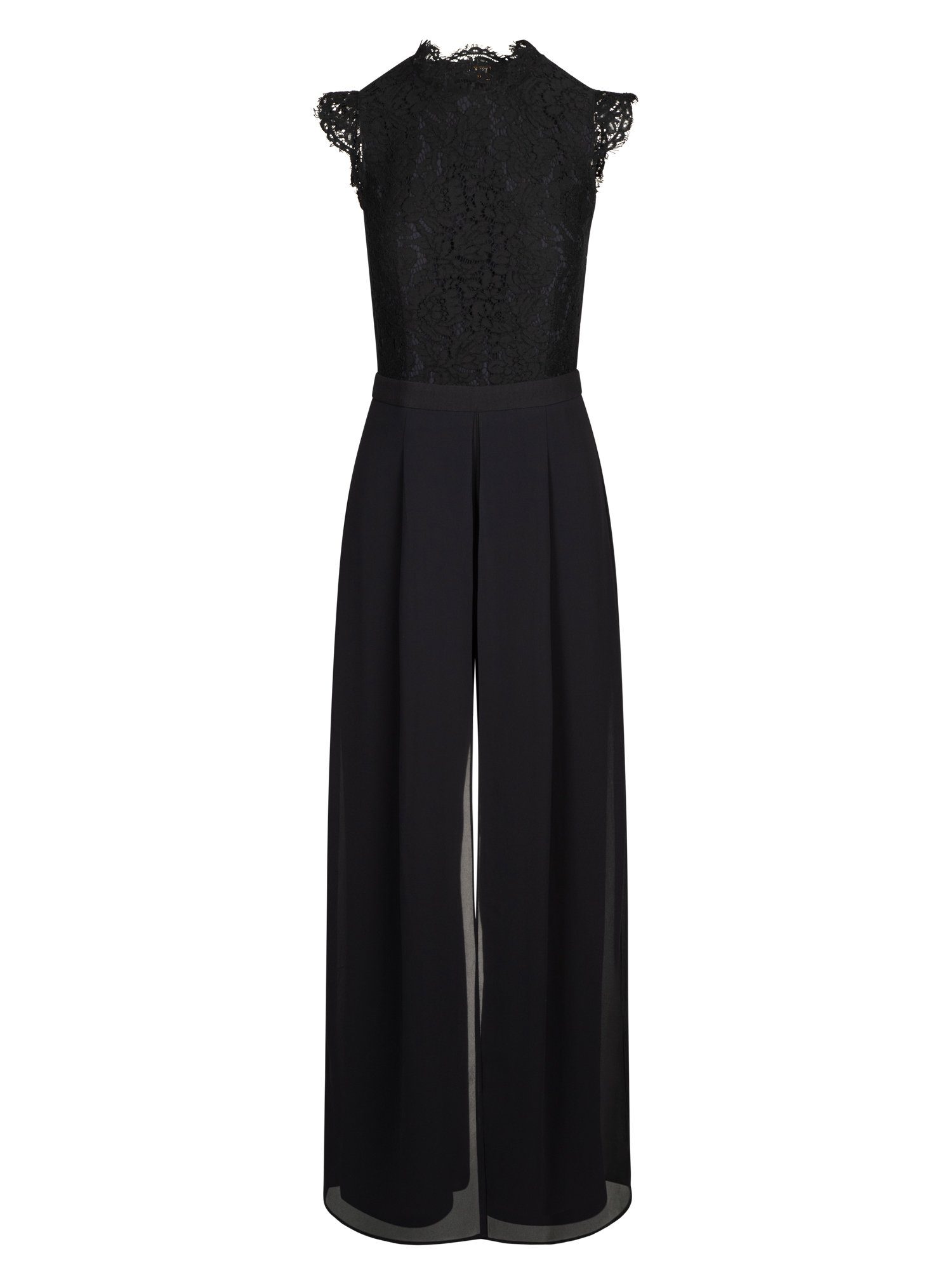 Apart Jumpsuit mit Spitzenoberteil