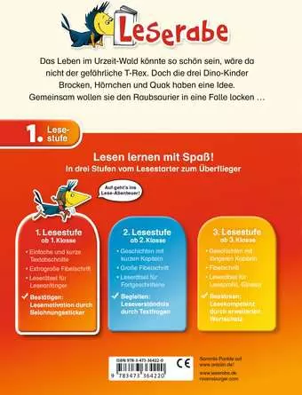 Leserabe - 1. Lesestufe: Eine Falle für den T-Rex