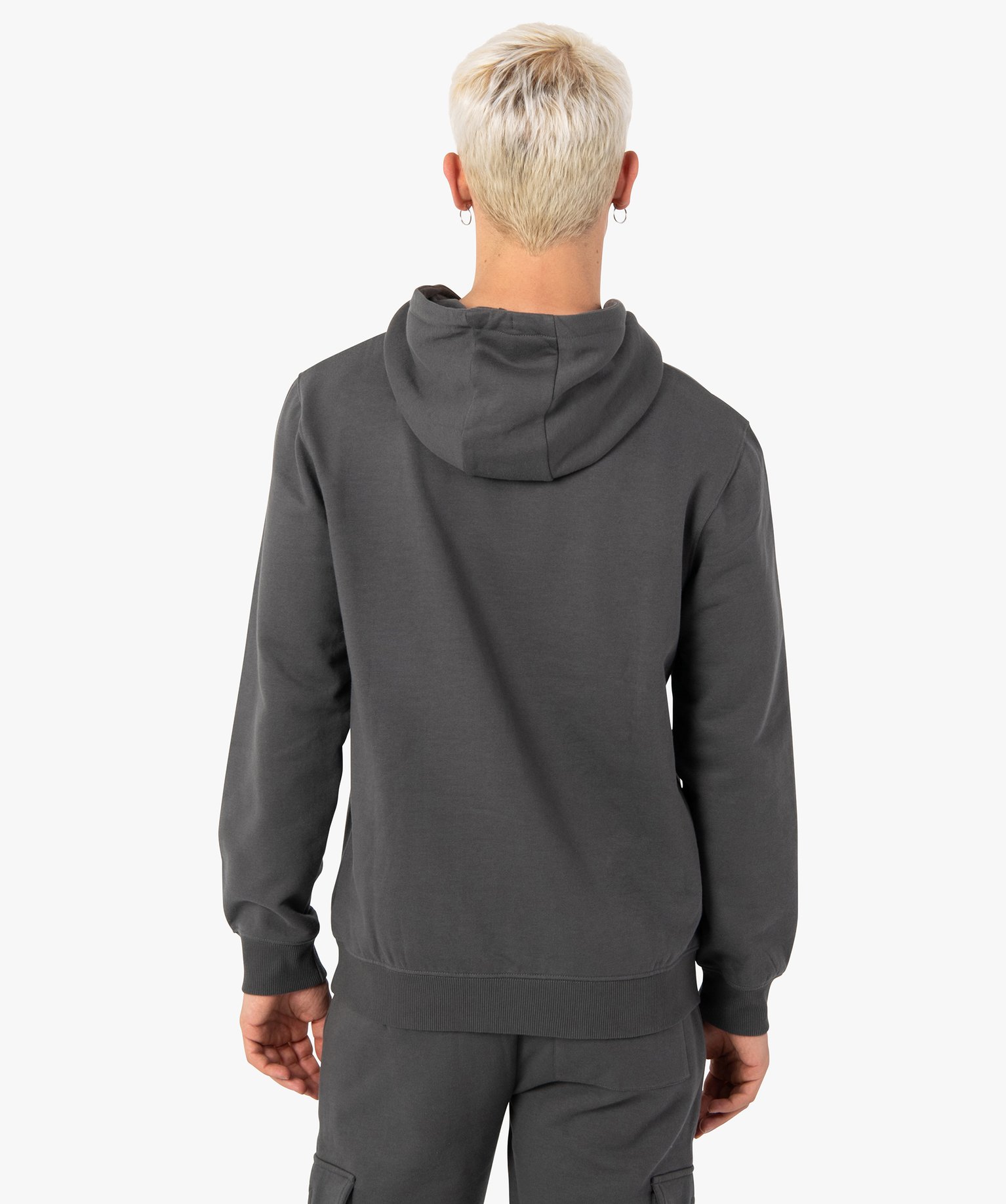 Sweat homme à capuche avec inscriptions – Camps United gris | GEMO
