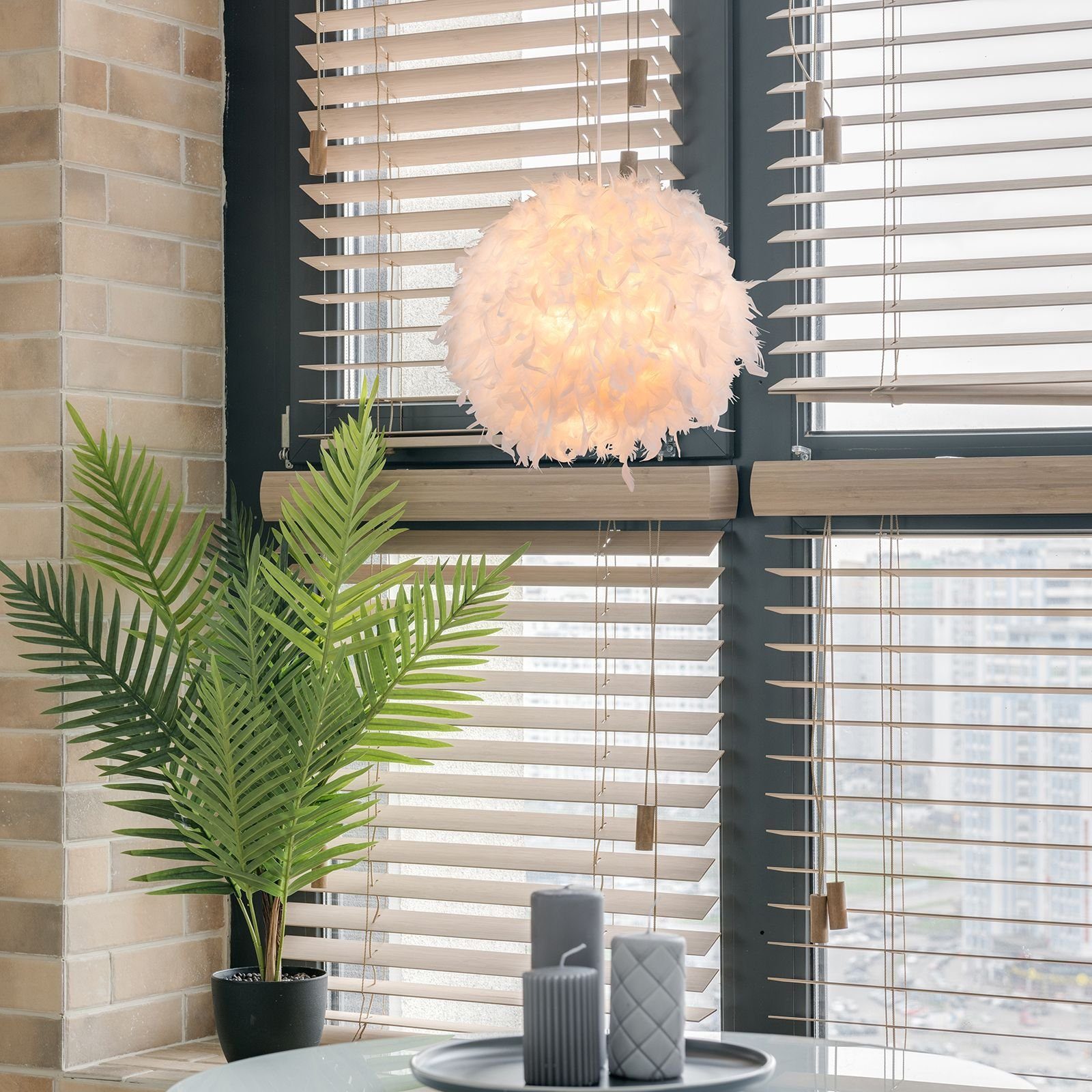 Globo Hängeleuchte GLOBO Hängeleuchte Schlafzimmer Pendelleuchte Wohnzimmer Hängelampe, Federlampe, weiß, rund, modern, ohne Leuchtmittel, Lichtfarbe ist abhängig vom Leuchtmittel, Pendellampe, Esszimmer, Küche, Flur