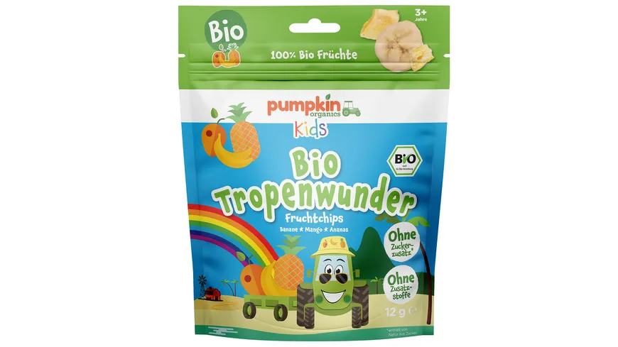 pumpkin organics Bio Tropenwunder Fruchtchips 12 g