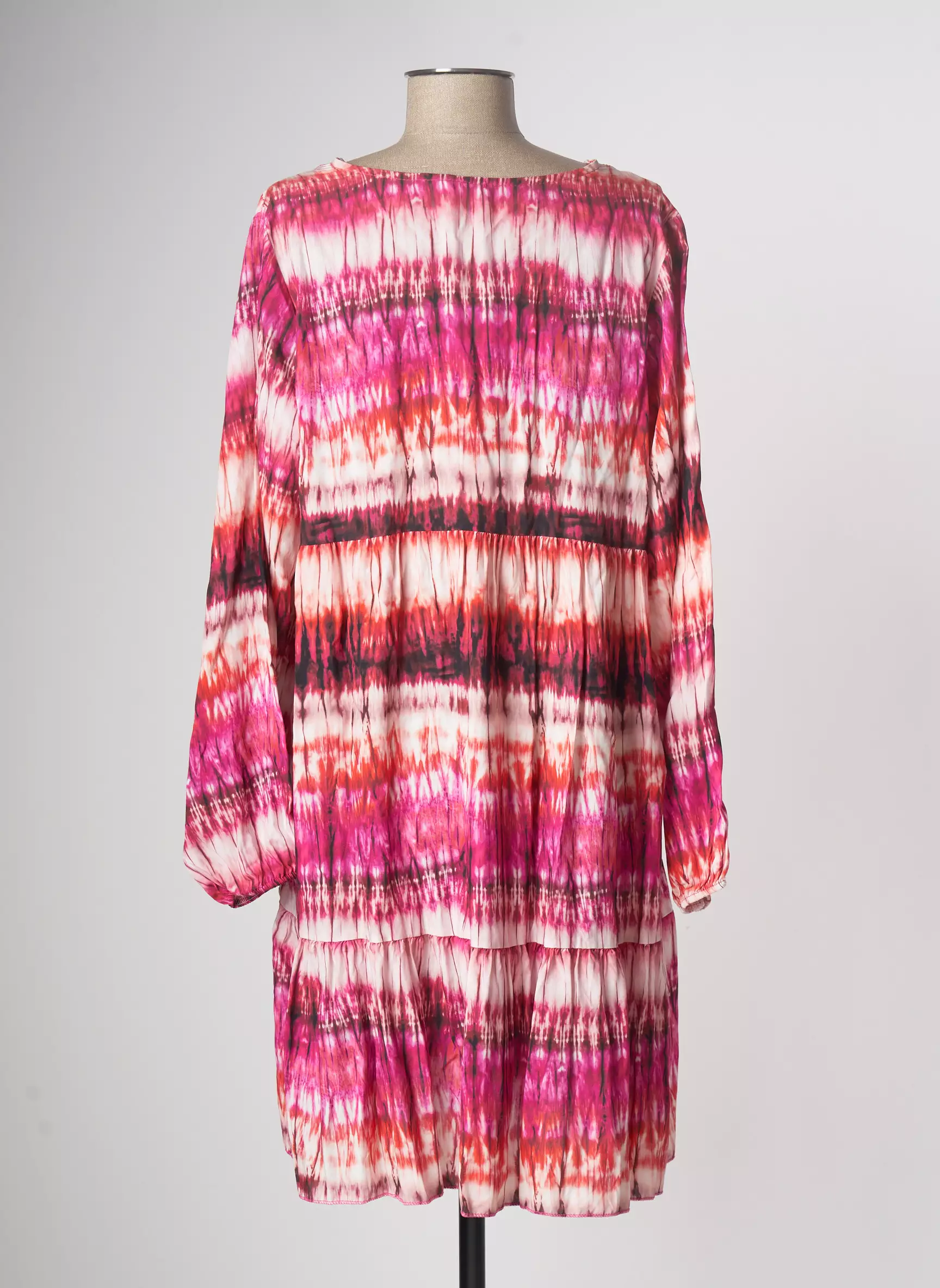 Aroma Robes Mi Longues Femme couleur rose
