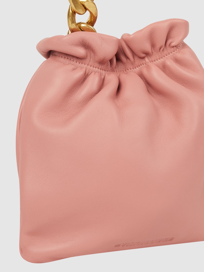 Crossbody Bag aus Leder Modell 'Lilou' in rosé