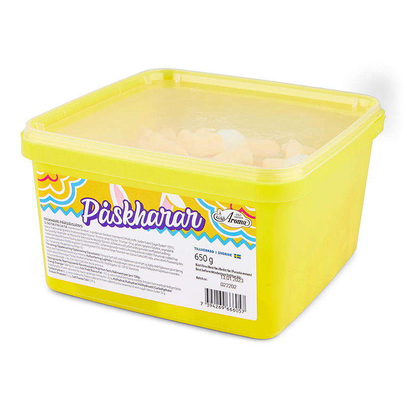 KnallGodt Påskeharer skum 650 g