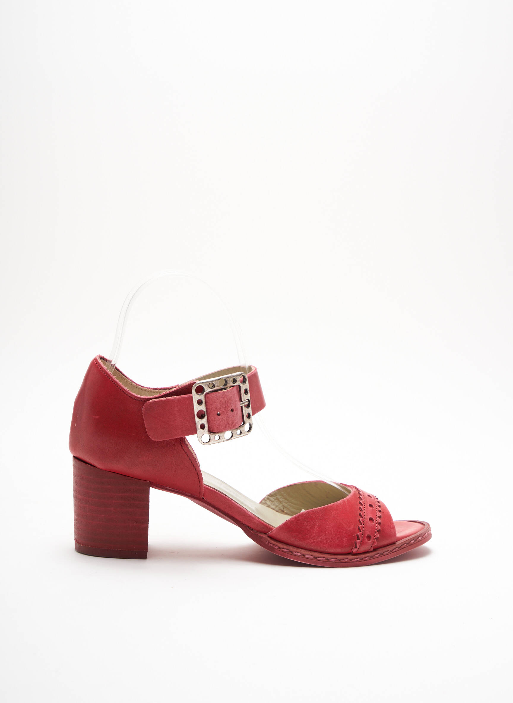 Stephane Gontard Sandales Nu Pieds Femme couleur rouge