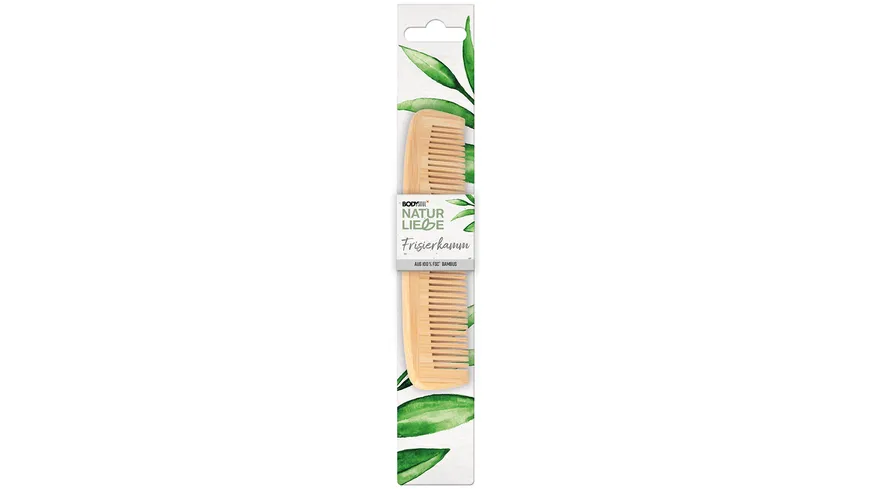 BODY&SOUL Frisierkamm Medium Naturliebe Bambusholz