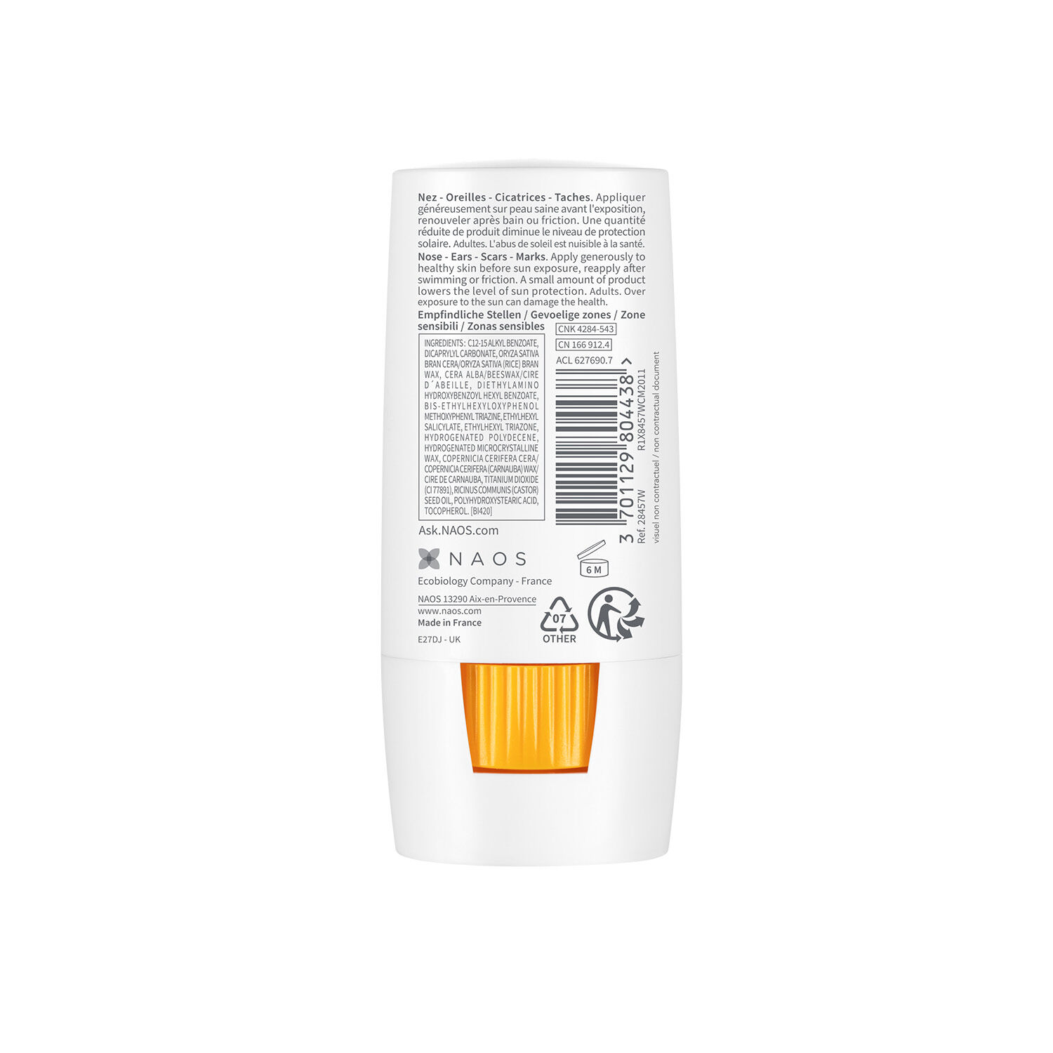 Bioderma PHOTODERM SPF50+ Stick Zones Sensibles Très Haute Protection 8g