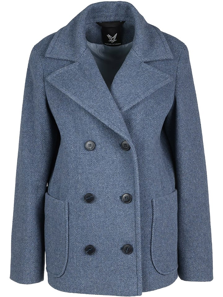 Fuchs Schmitt Wolljacke in Blau günstig kaufen
