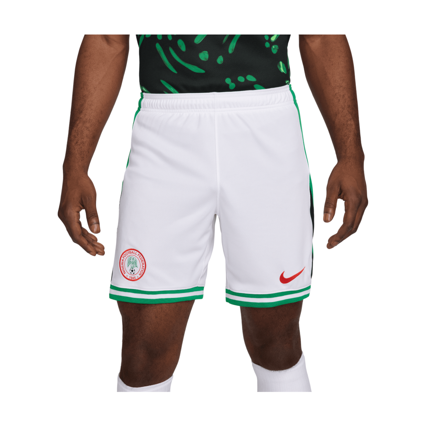 Nike Nigeria Short Home 2024 Weiss F100