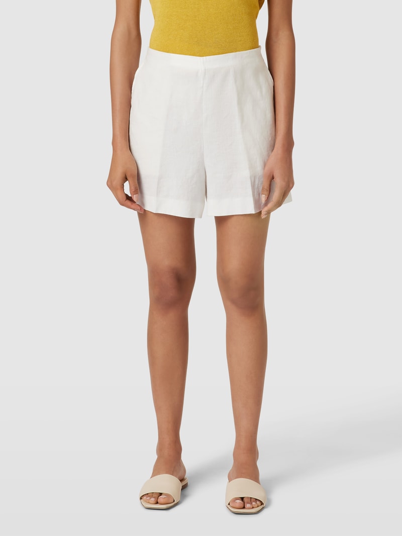 Shorts mit französischen Eingrifftaschen in offwhite
