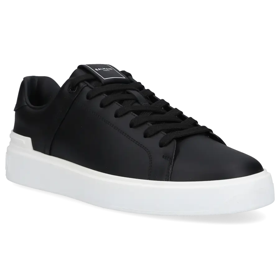 Balmain - Sneaker low B-COURT Kalbsleder - schwarz