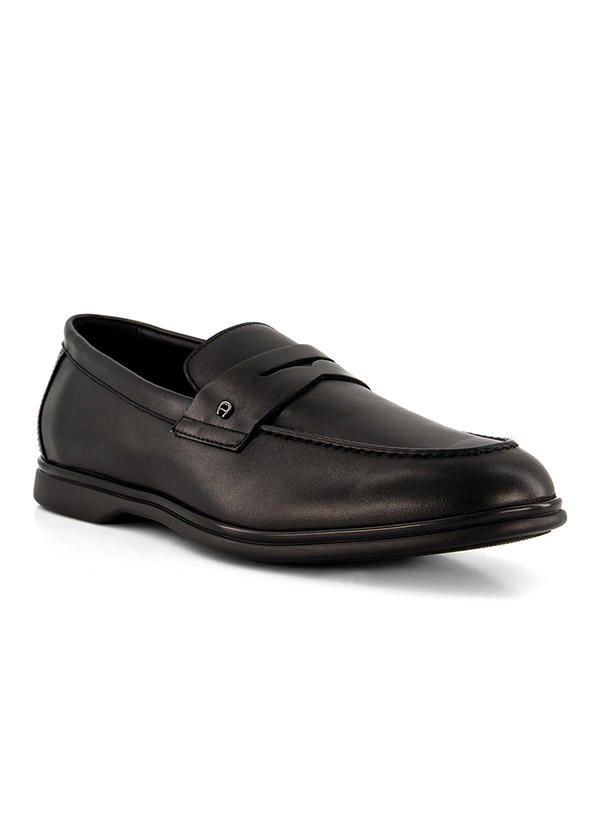 AIGNER, Loafer Alfred, Leder, schwarz